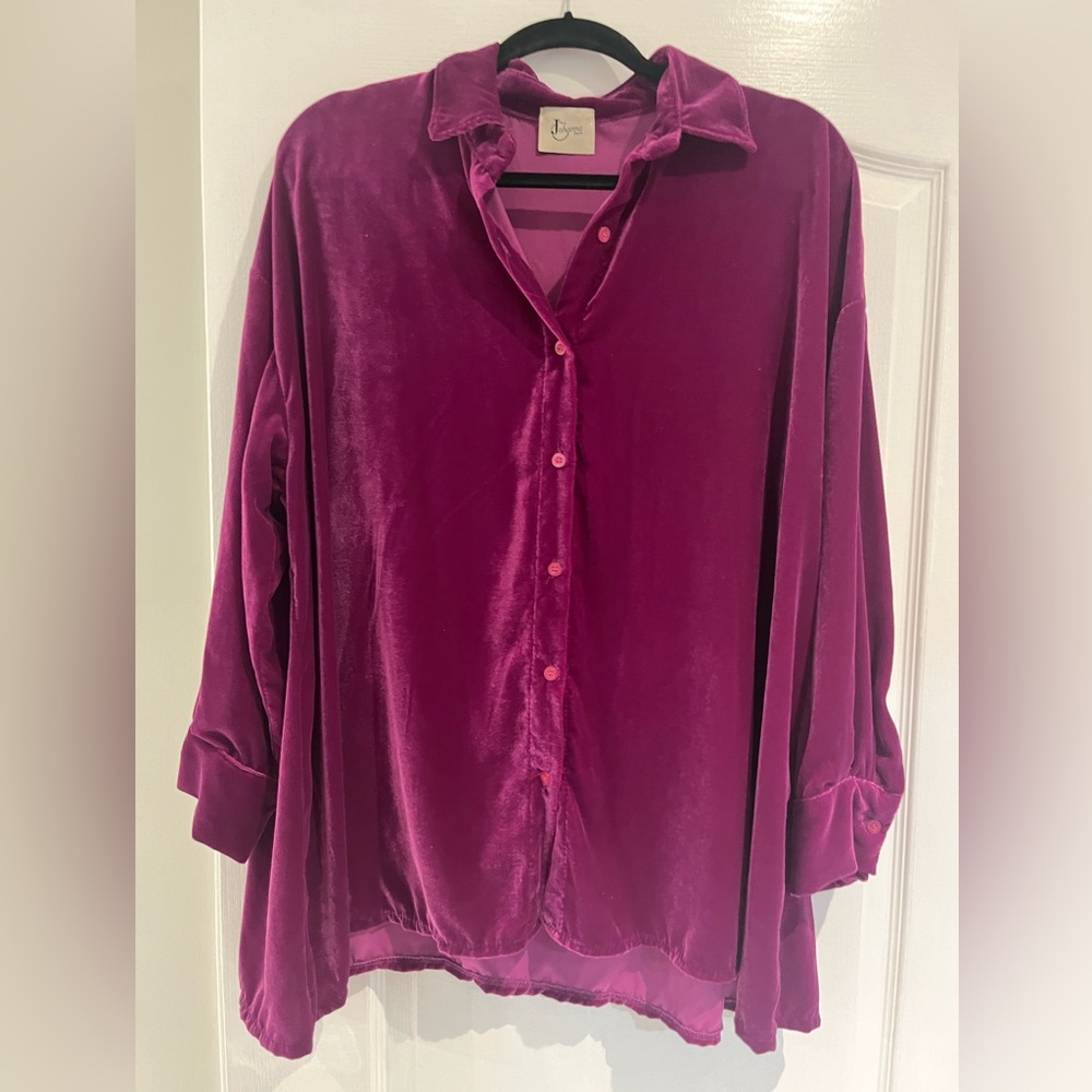 Johanna Paris velvet blouse